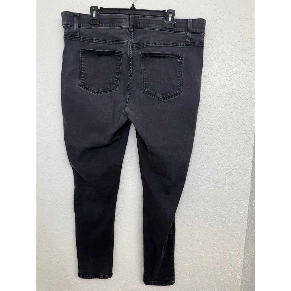 LuLaRoe Women's Black Wash High Waist Skinny Jeans Size 36 (18) - Picture 2 of 4
